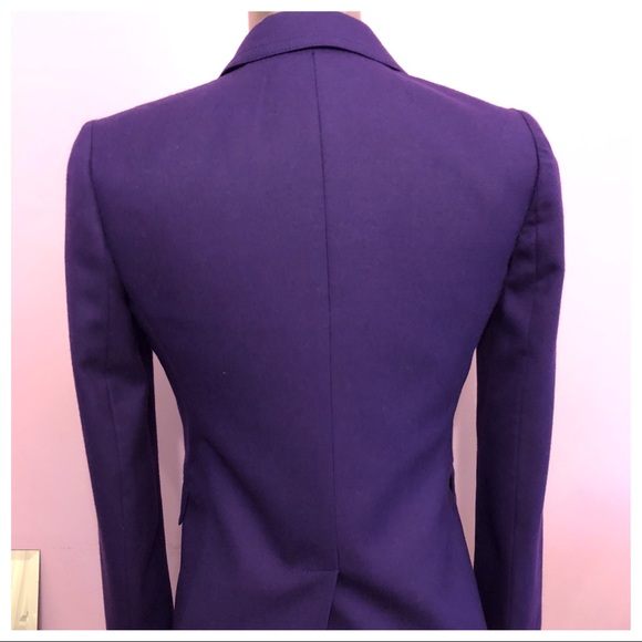 J. Crew Purple School Boy Wool Blazer Jacket XS - Picture 7 of 8